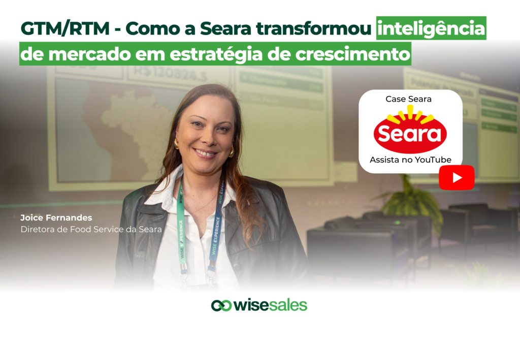 Imagem de Joice Fernandes diretora de food service da Seara com o título: GTM/RTM - Como a Seara transformou inteligência de mercado em estratégia de crescimento